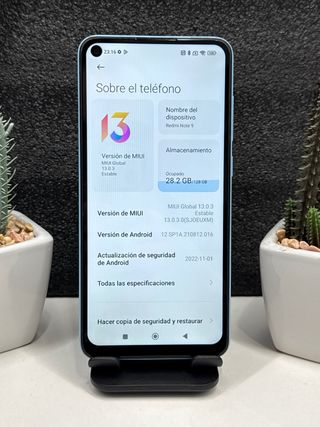 Xiaomi Redmi Note 9 128GB Blanco