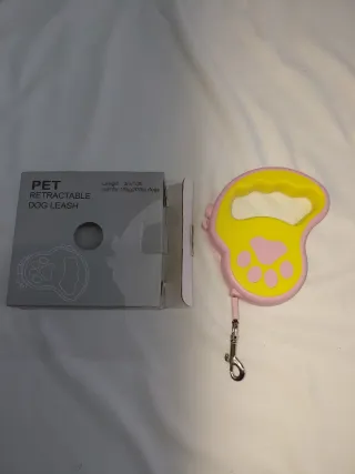 Trela retrátil para cães