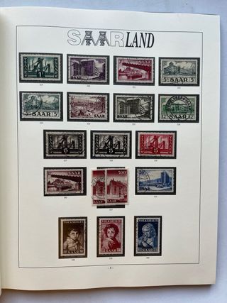 Album francobolli Germania SAAR IMPECCABILE!