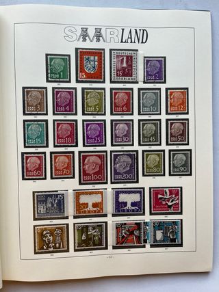 Album francobolli Germania SAAR IMPECCABILE!