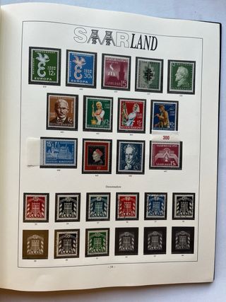 Album francobolli Germania SAAR IMPECCABILE!