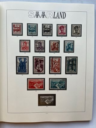 Album francobolli Germania SAAR IMPECCABILE!