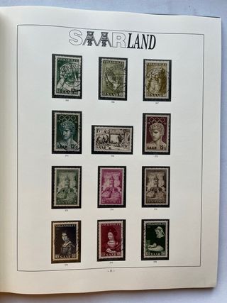 Album francobolli Germania SAAR IMPECCABILE!