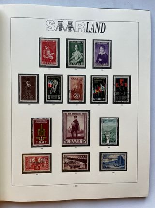 Album francobolli Germania SAAR IMPECCABILE!