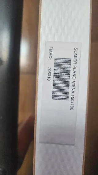 Estructura Cama + Somier 150x190