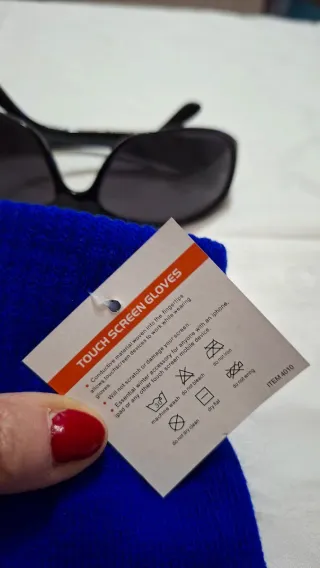 Guanti invernali blu Touch Screen nuovi