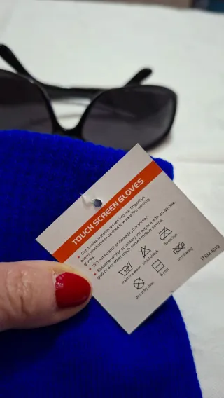 Guanti invernali blu Touch Screen nuovi