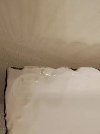 Bandeja porcelana vintage flores