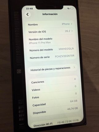 iPhone 11 Pro Max Negro