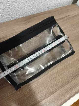 Neceser transparente para maquillaje