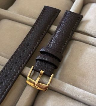Correa para reloj Omega en  piel de becerro Marrón