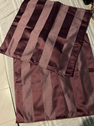 Fundas de cojín de satén a rayas