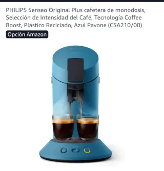 Cafetera Philips Senseo Azul
