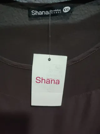 Blusa marrón chocolate con transparencias