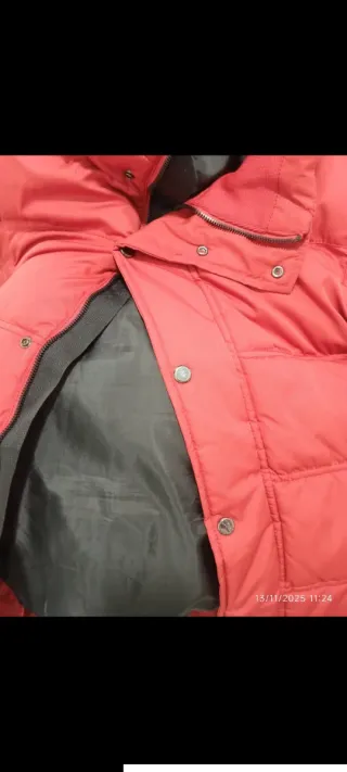 Chaqueta acolchada Zara roja hombre Talla S