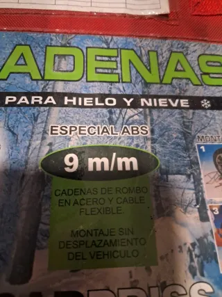 Rebajas: Cadenas para nieve y hielo muy bien cuida