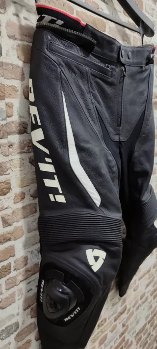 Pantalón Moto Piel Rev'it Talla 50