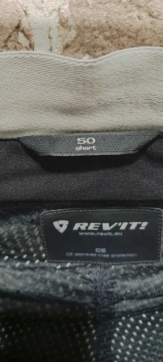 Pantalón Moto Piel Rev'it Talla 50