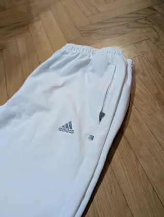 Pantalón deportivo Adidas blanco