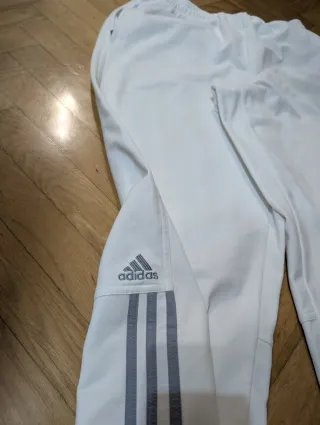 Pantalón deportivo Adidas blanco
