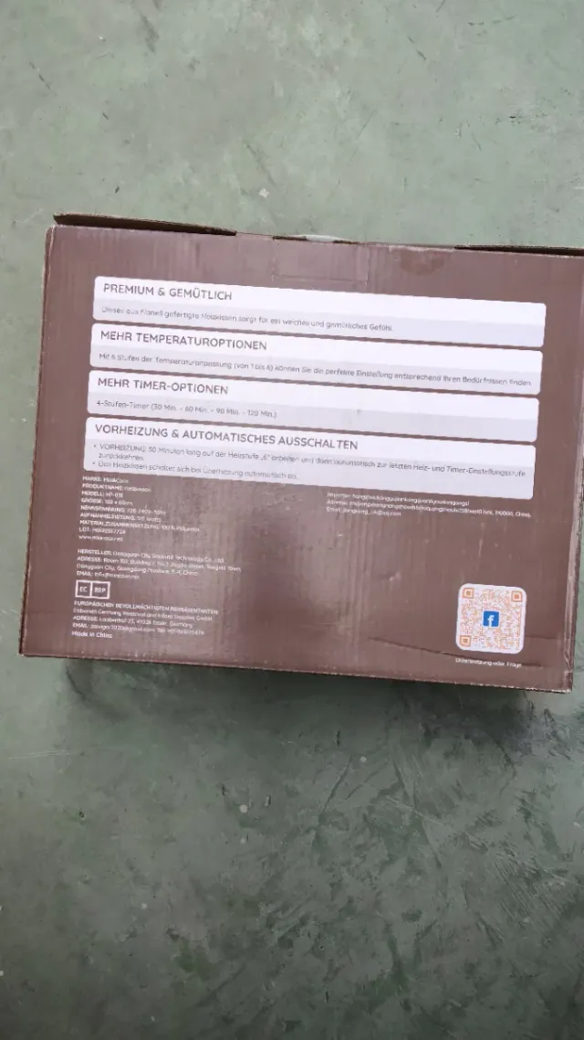 Almohadilla Térmica Cuello y Espalda Gris