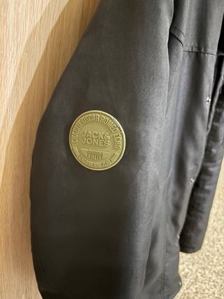 Chaquetón Jack & Jones Negro/Verde Oliva