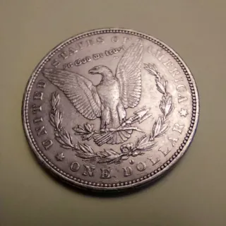 Moneda Dólar Morgan Plata 1879