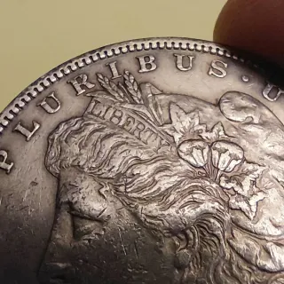 Moneda Dólar Morgan Plata 1879