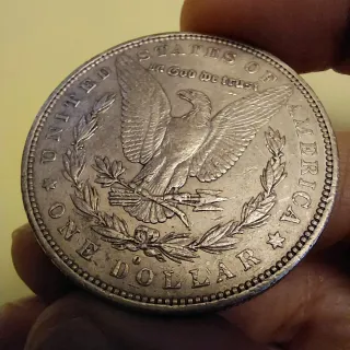 Moneda Dólar Morgan Plata 1879