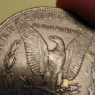 Moneda Dólar Morgan Plata 1879