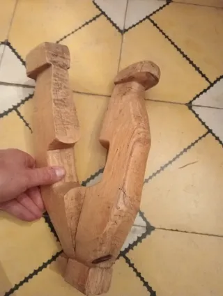 Pieza etnográfica traba burro