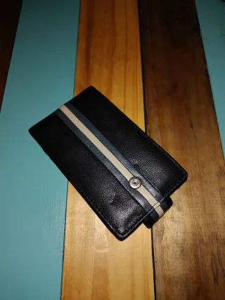 Billetera Salvador Bachiller Negra Multicolor