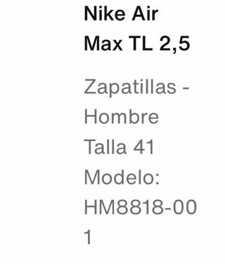Nike Air Max TL 2,5  41
