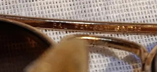 Gafas Ray-Ban Aviator B&L USA Doradas Marrones