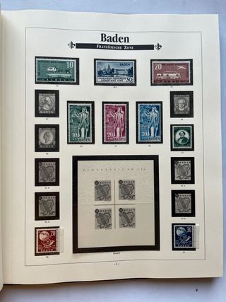 Album francobolli Occupazione Francese IMPECCABILE!