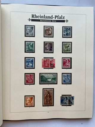 Album francobolli Occupazione Francese IMPECCABILE!