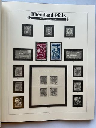 Album francobolli Occupazione Francese IMPECCABILE!