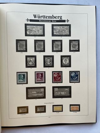 Album francobolli Occupazione Francese IMPECCABILE!