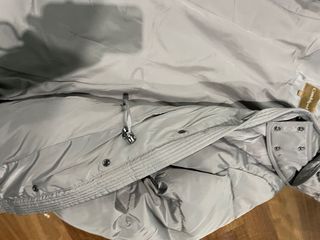 Piumino lungo grigio Combipel