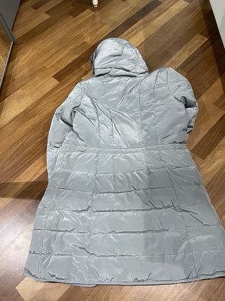 Piumino lungo grigio Combipel