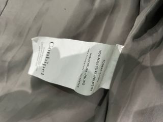 Piumino lungo grigio Combipel