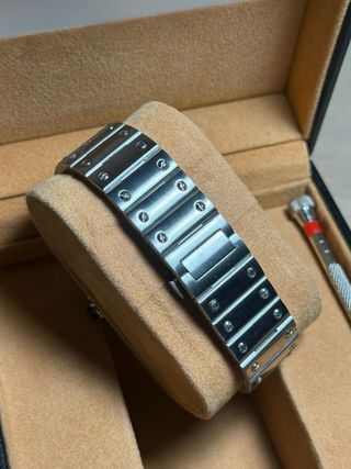 Seiko Mod Santos Plata 38mm