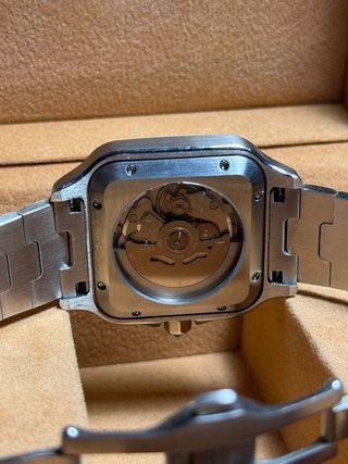 Seiko Mod Santos Plata 38mm