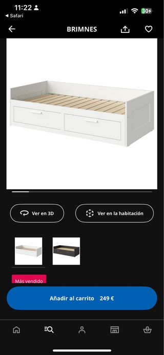 Cama Diván BRIMNES IKEA