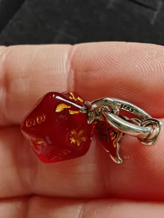 Charm Dado Hellfire Club Stranger Things Plata 925