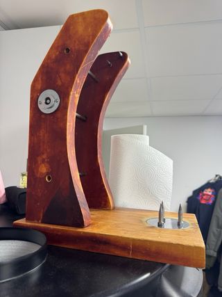 Jamonero de pie madera y metal