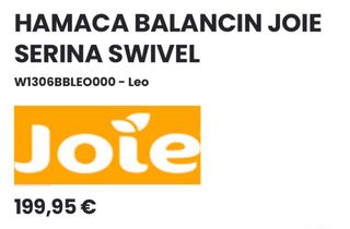 Columpio Joie giratorio para bebés