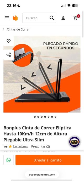 Cinta de caminar BONPLUS Fitness