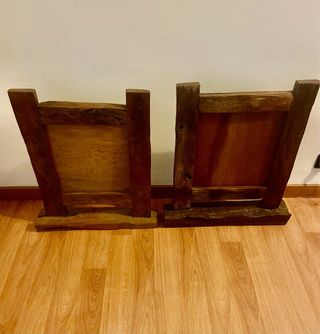 Marcos de madera rústica. Disponible 2 unidades