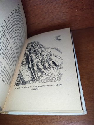DON QUIJOTE en FINLANDÉS. 1946. TAPAS DURAS. FINÉS